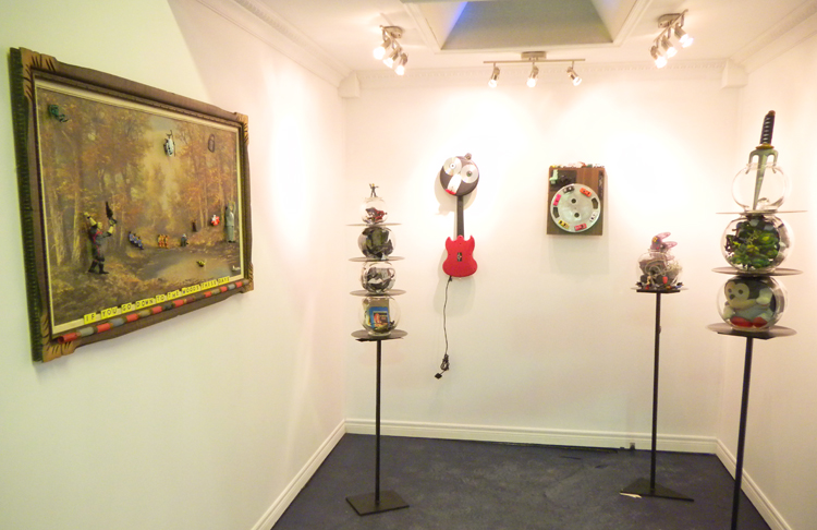 Flea Market Gallery Installation