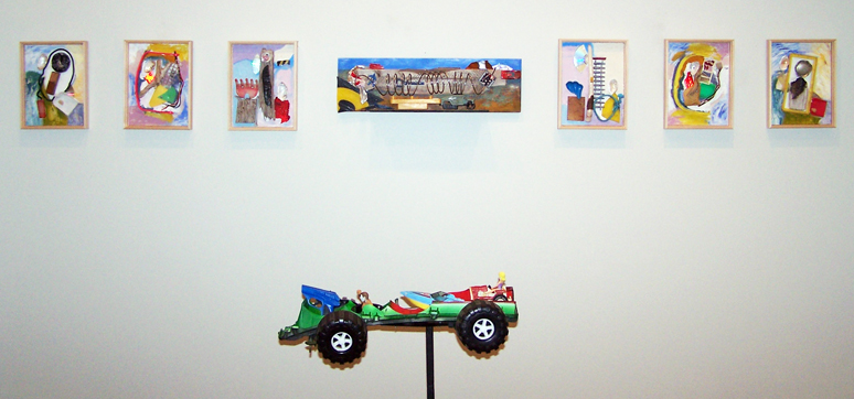 Part Installation View of Beach People