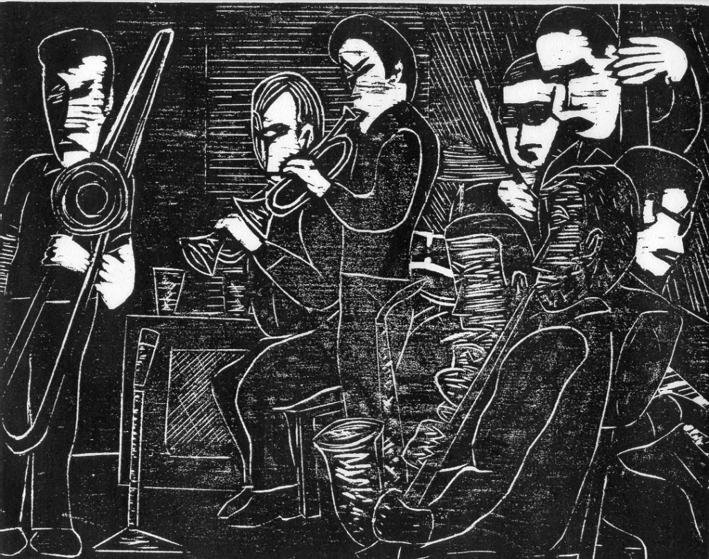 Honkin', Shoutin', Crying 8 1/2 x 10"